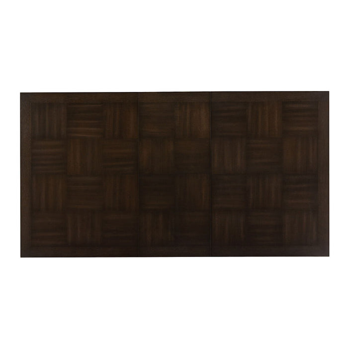 Kavanaugh - 5 Piece Dining Room Set (Table & 4 Side Chairs) - Dark Brown / Gray