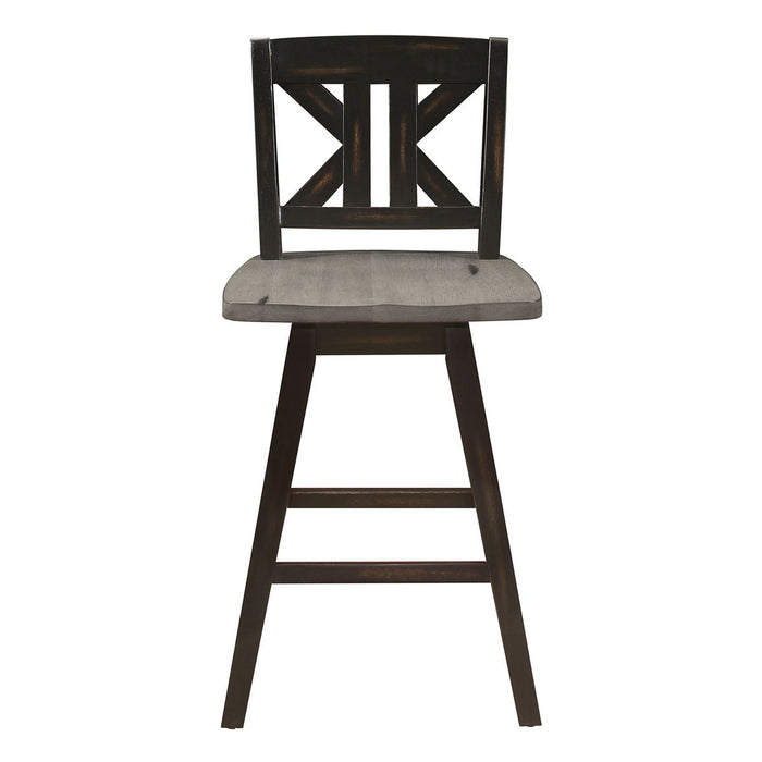 Amsonia - Swivel X-Back Counter Height Chair (Set of 2)
