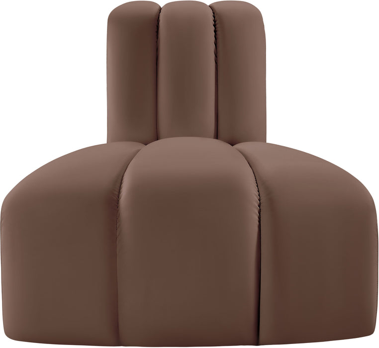 Arc - Faux Leather Reverse Corner Chair