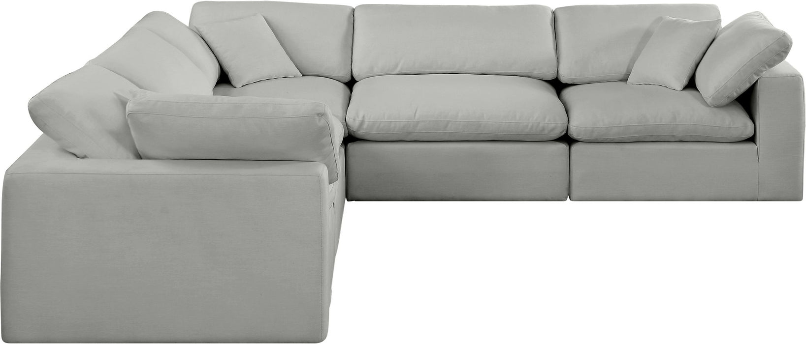 Comfy - 5 Piece Linen Modular Corner Sectional