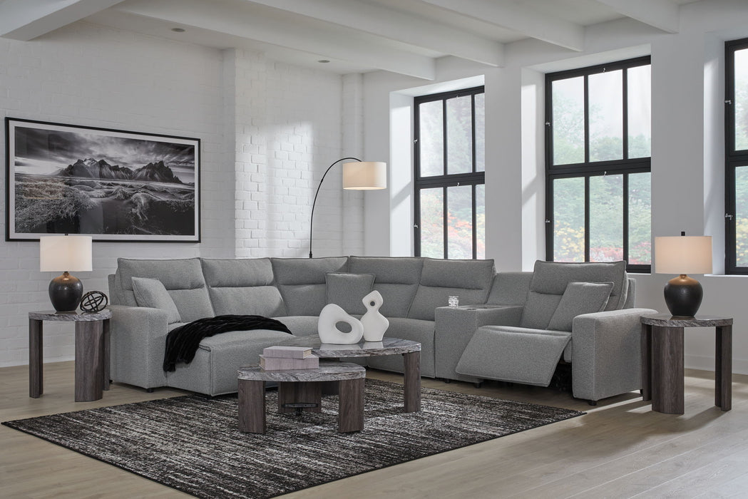 ModMax II - Salt And Pepper - Reclining Sectional