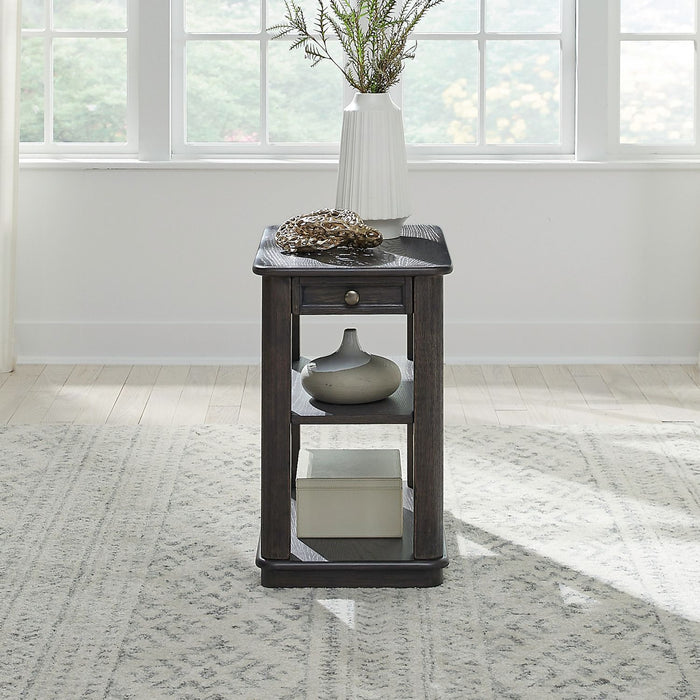 Wallace - Chair Side Table - Brown