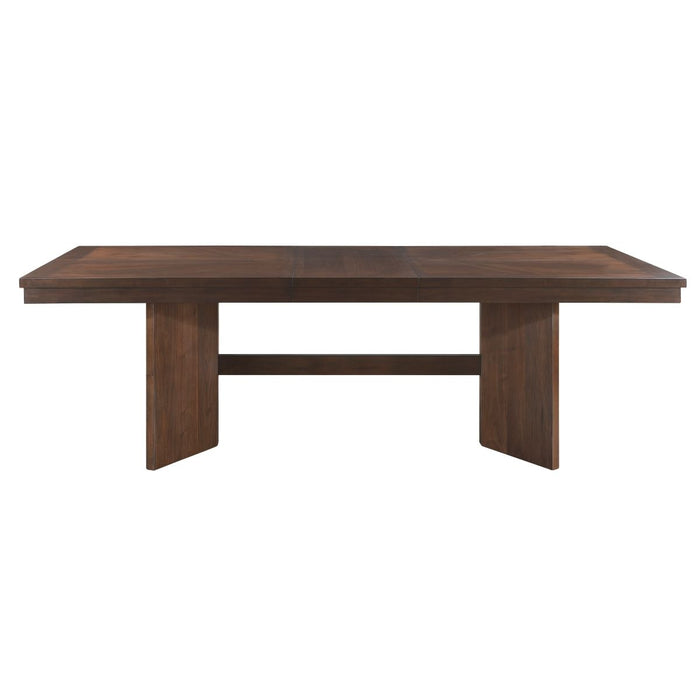 Franco - 5 Piece Dining Room Set (Table & 4 Side Chairs) - Walnut / Gray