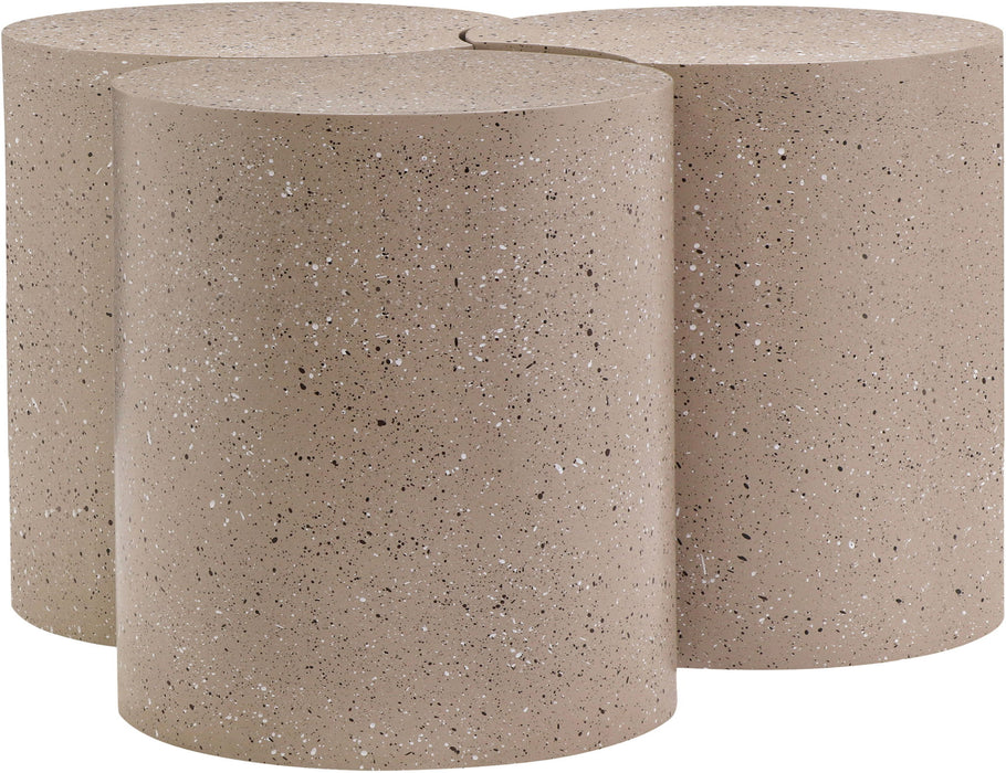 Dimple - 3 Piece Modular Coffee Table - Terazzo Finish
