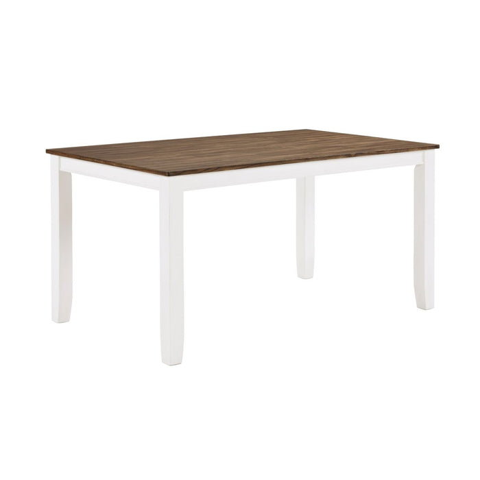 Dobson - 7 Piece Dinette Set - White / Cherry
