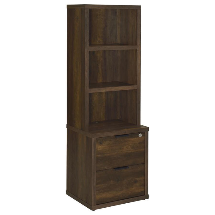 Westpark - 3-Shelf Bookcase USB And Lockable Drawer