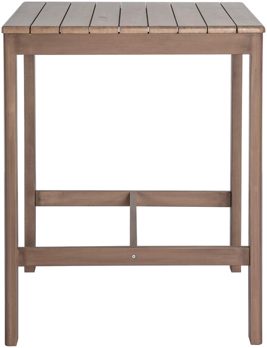 Newport - Acacia Wood Outdoor Patio Bar Table