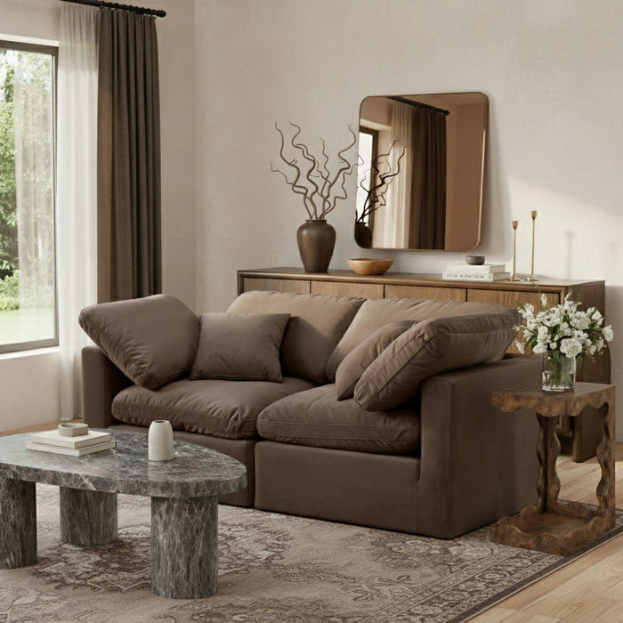Indulge - Velvet 2 Seat Modular Sofa