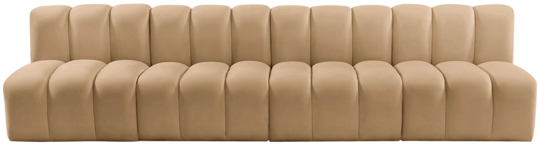 Arc - Velvet 4 Seats Modular Sofa