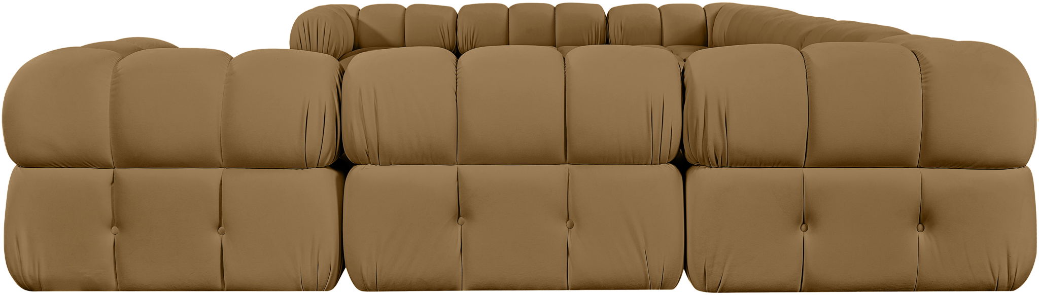 Orin - Velvet Performance Fabric Upholstered 9 Piece Sectional
