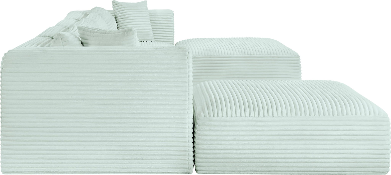 Shaggy - 6 Piece Modular Sectional With 2 Ottomans