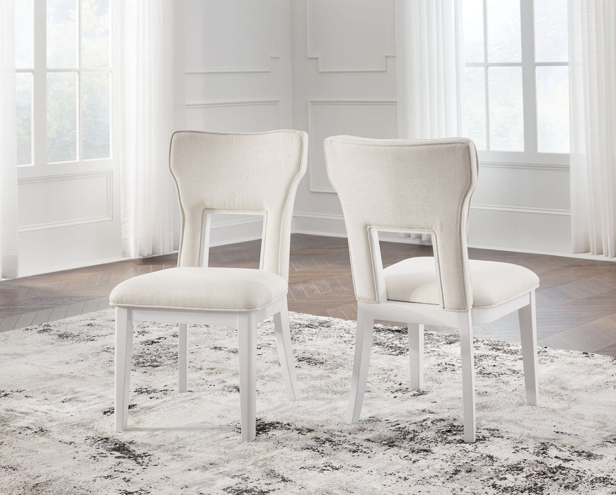 Chalanna - Dining Upholstered Side Chair (Set of 2) - White