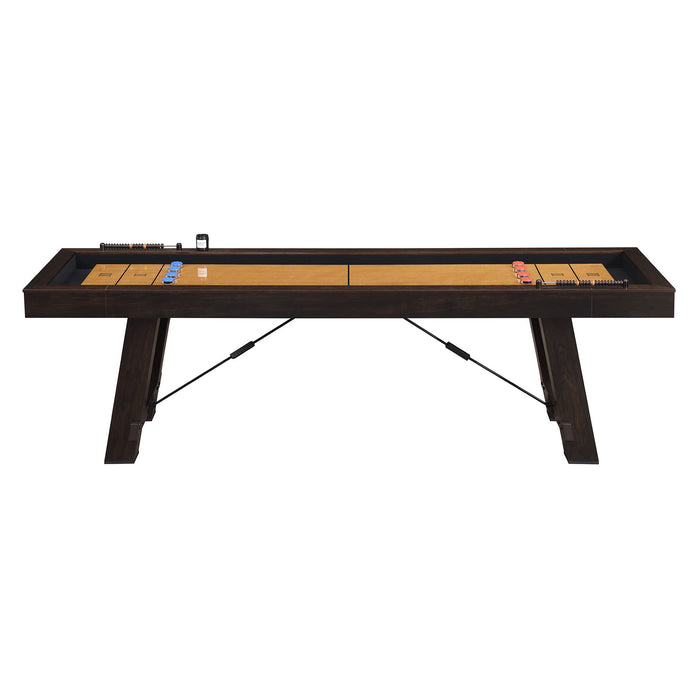 Titus - 108" Shuffleboard Table - Brown