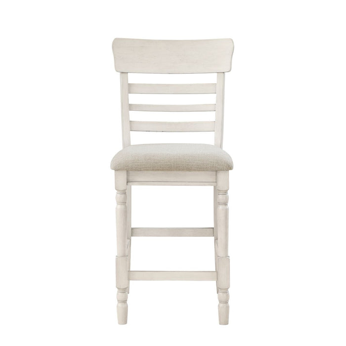 Alburgh - Counter Height Chair (Set of 2) - Light Gray