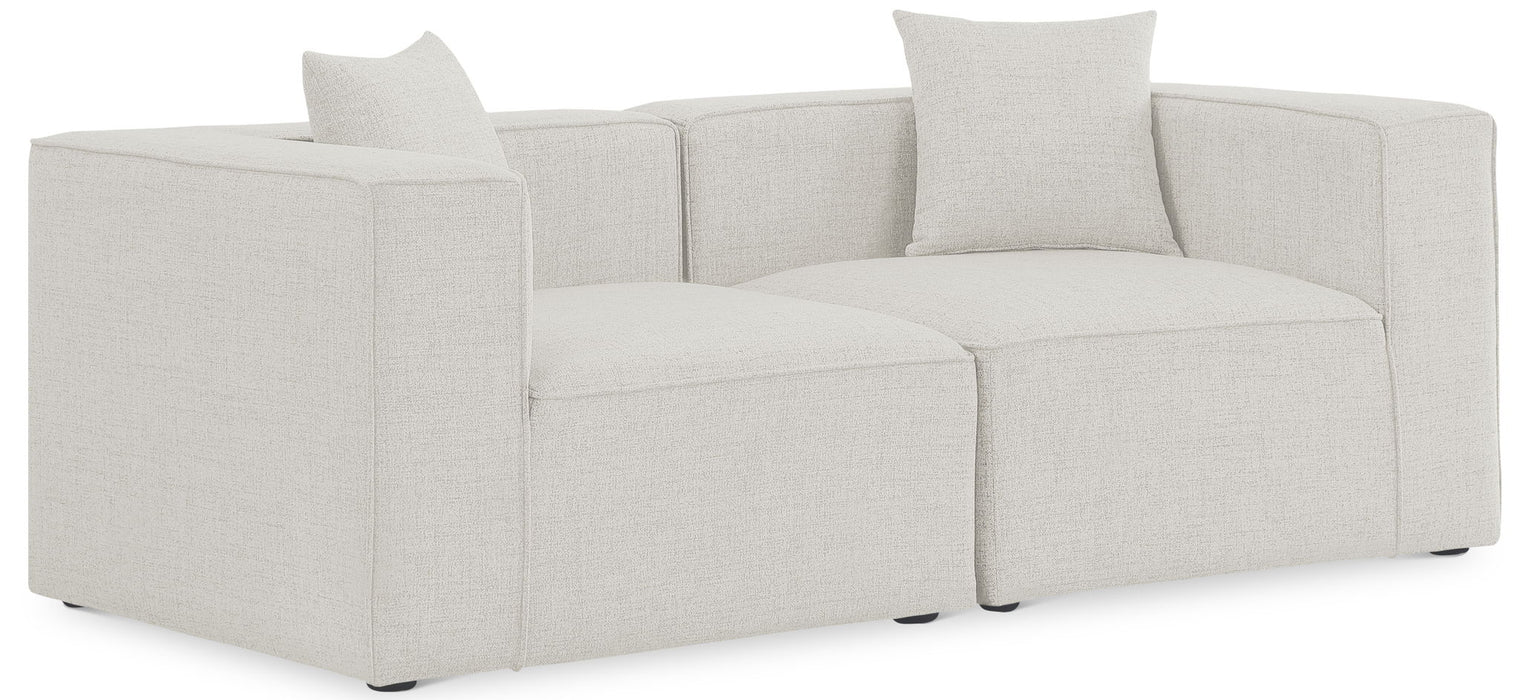 Cube - Linen Modular 2 Seat Sofa