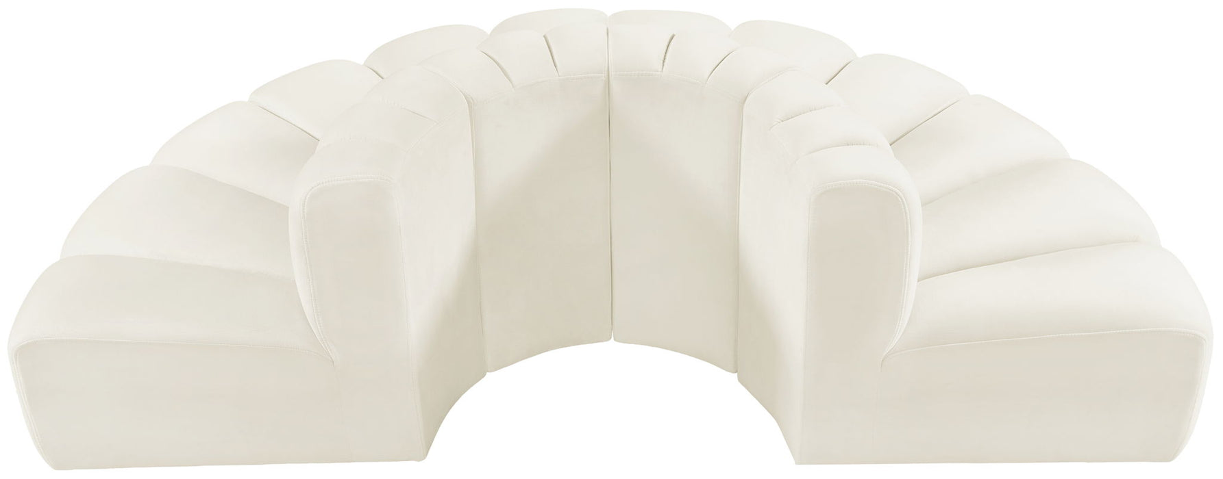 Arc - Velvet 4 Piece Modular Sofa