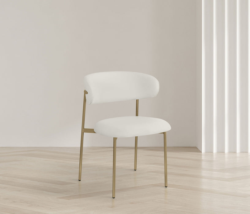 Lupita - Dining Chair With Brushed Gold Legs (Set of 2)