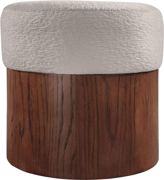 Nimes - Ottoman / Stool With Brown Base