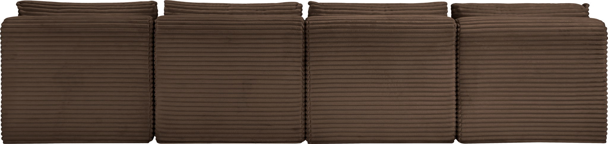 Shaggy - 4 Seat Modular Armless Sofa