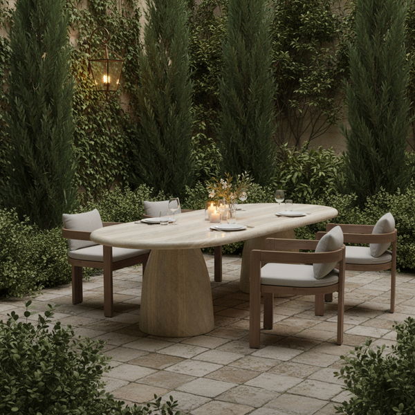 Newport - Water Resistant Fabric Upholstered Outdoor Patio Dining Chair