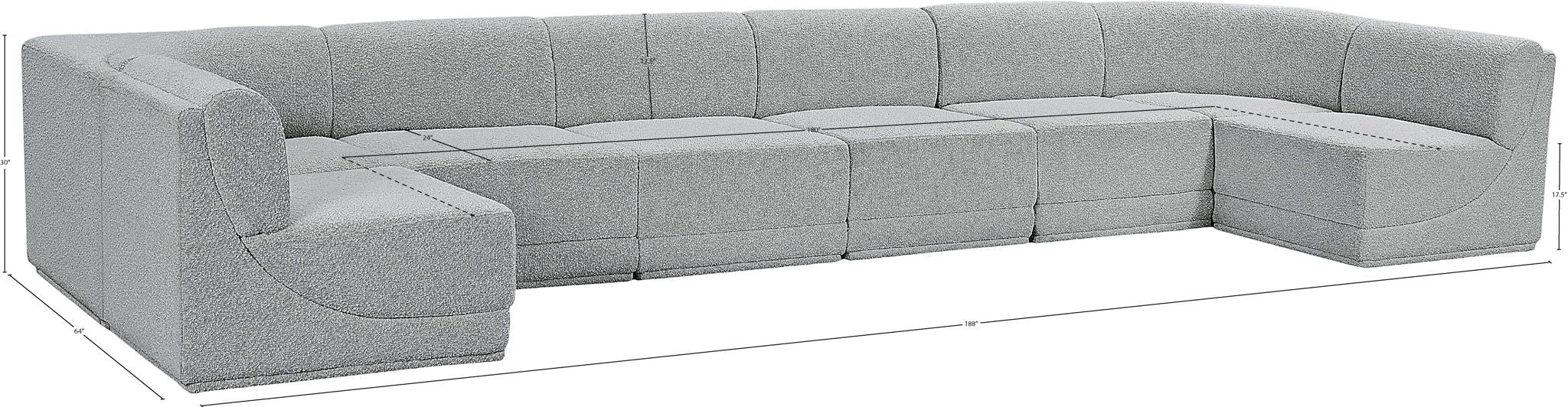 Ollie - 8 Piece Modular Sectional