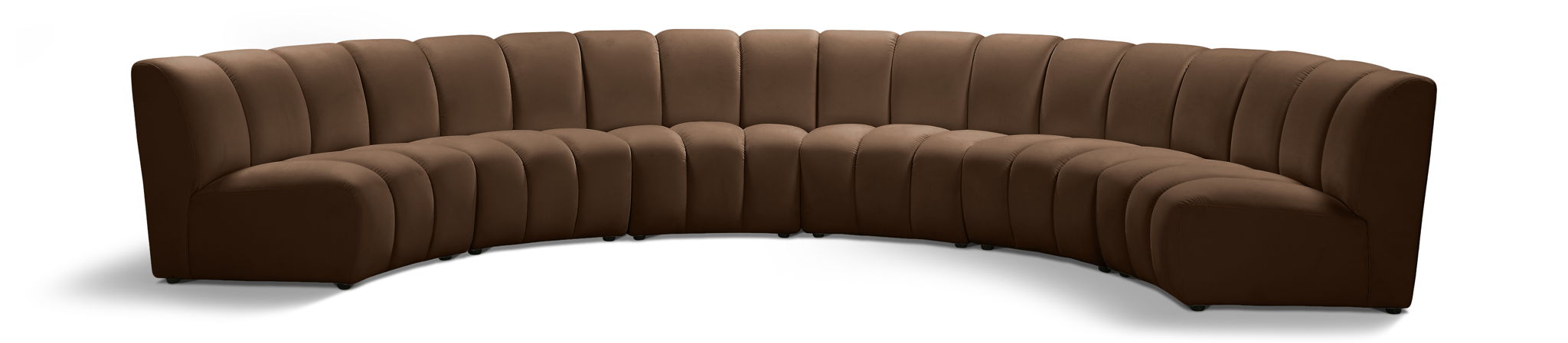 Infinity - 6 Piece Velvet Modular Sectional