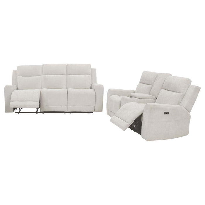 Kennett - Chenille Power Reclining Sofa Set