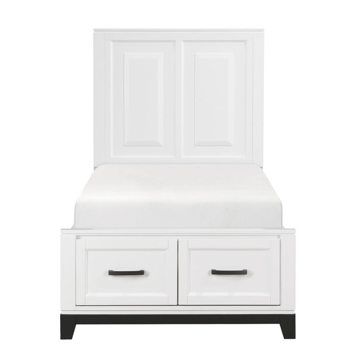 Garretson - Platform Bed With Footboard Storage