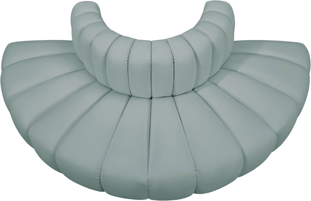 Arc - Faux Leather 4 Piece Modular Sofa