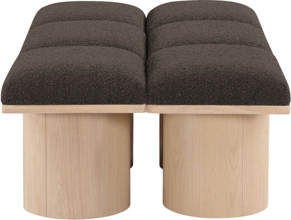 Pavilion - 6 Piece Modular Bench With Natural Base