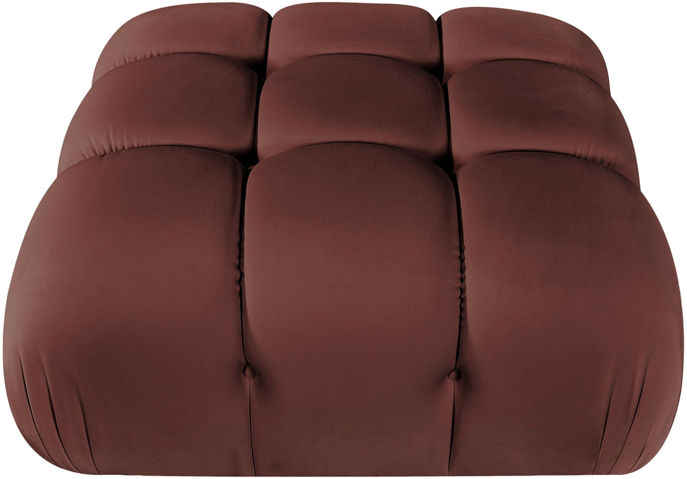 Orin - Velvet Performance Fabric Upholstered Modular Ottoman