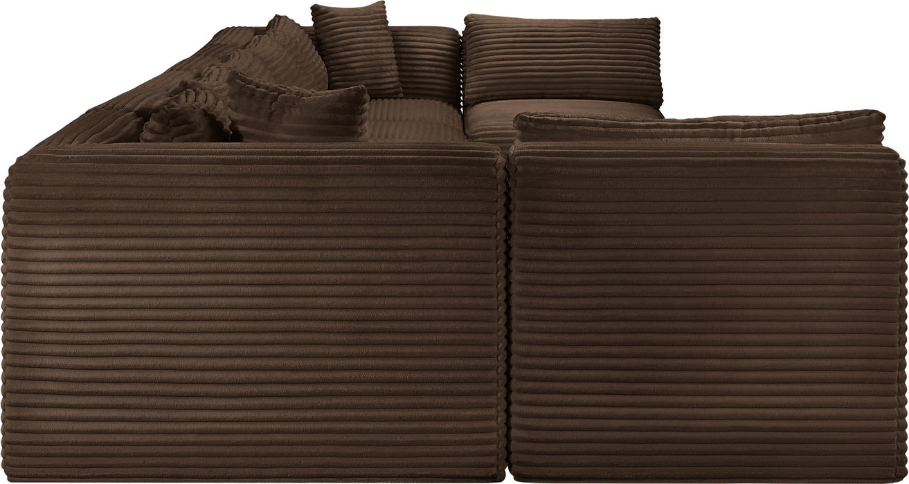 Shaggy - 8 Piece Modular U-Shaped Armless Sectional