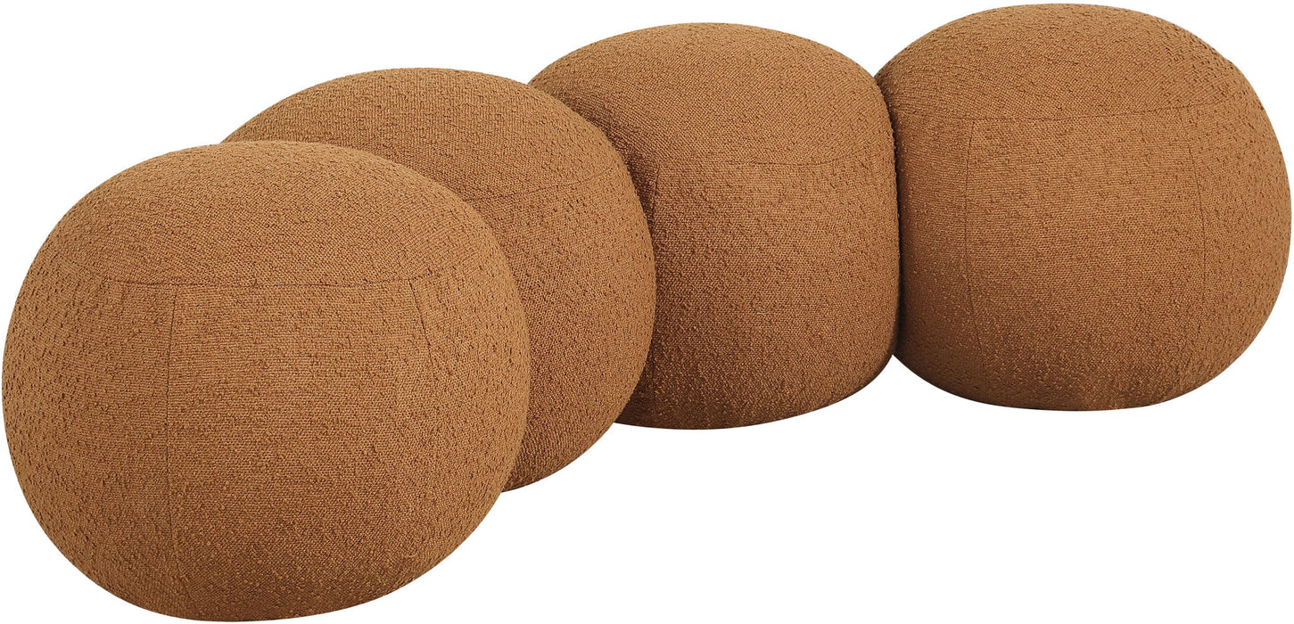 Apollo - Boucle Fabric Bench