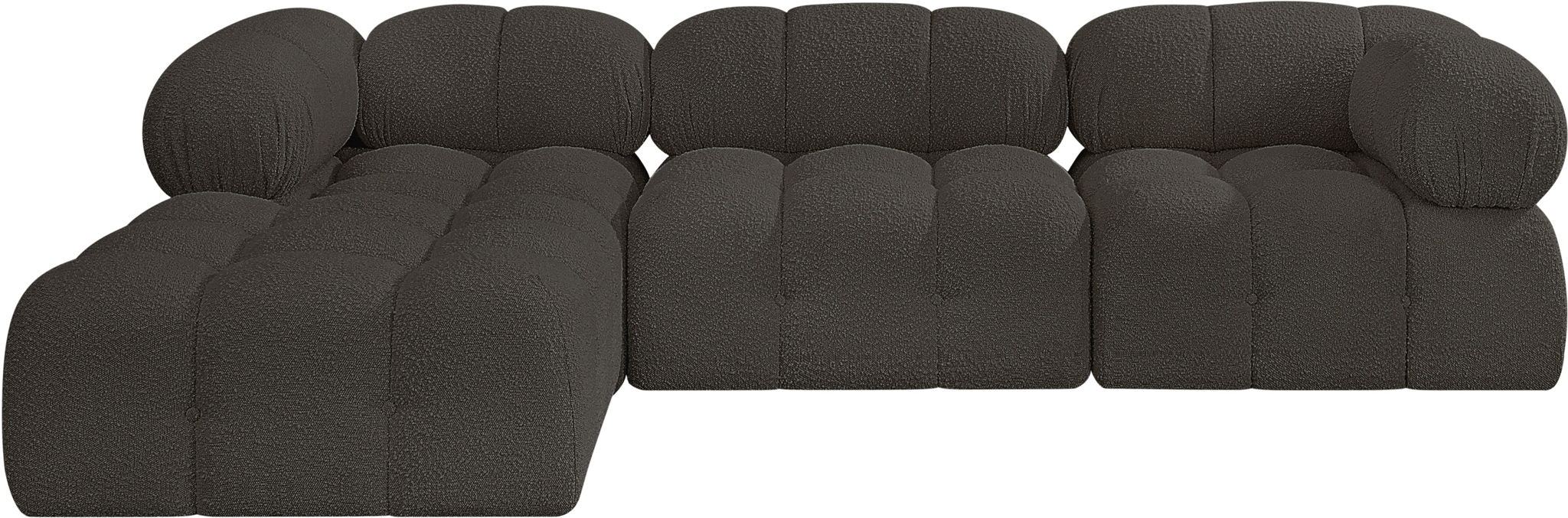 Ames - 4 Piece Fabric Modular Sectional