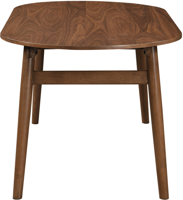 Leesa - Solid Wood And Walnut Veneer Dining Table