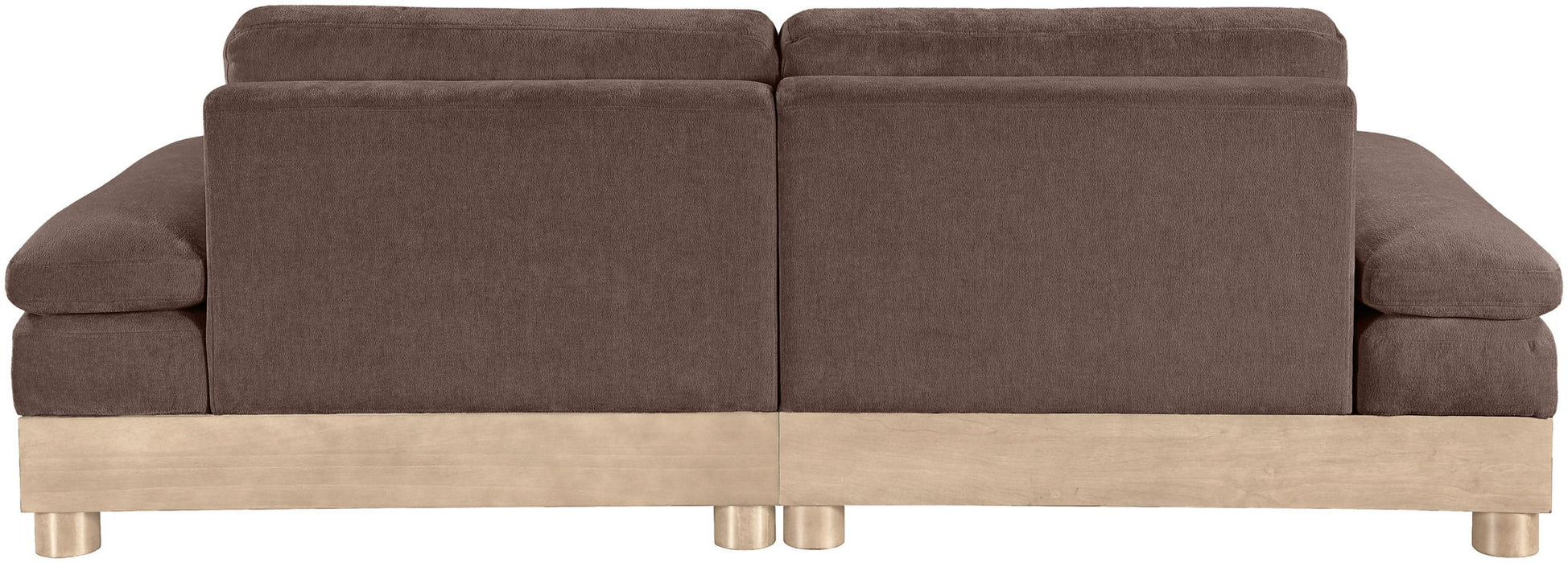 Turin - Chenille Fabric Upholstered Modular Sectional - Brown