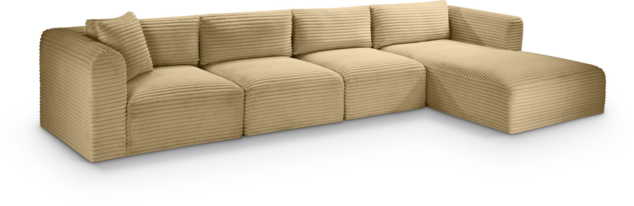 Shaggy - 4 Piece Modular Sectional