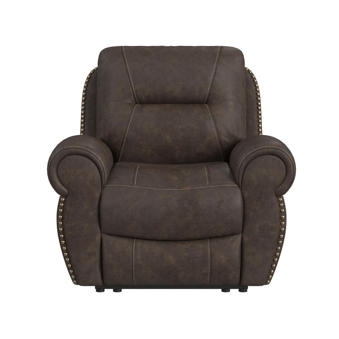 Topeka - Recliner - Rocky Brown