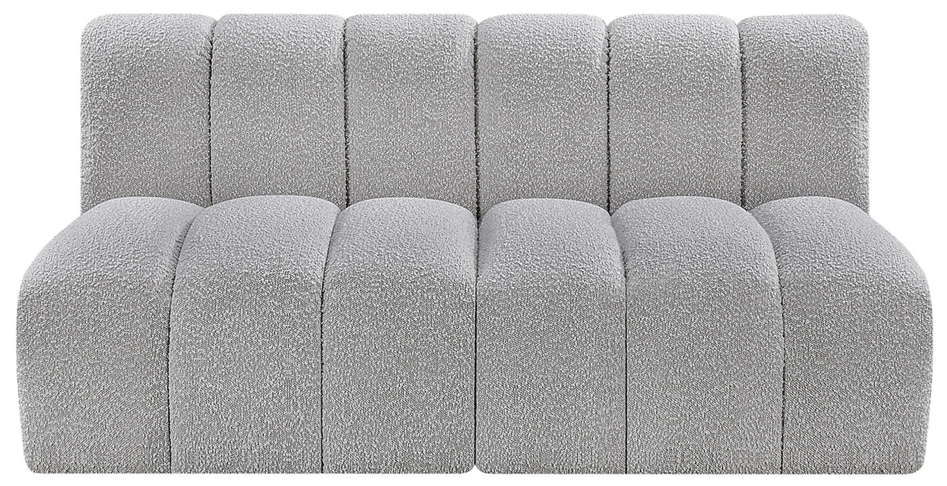 Arc - Boucle Fabric 2 Seats Modular Sofa