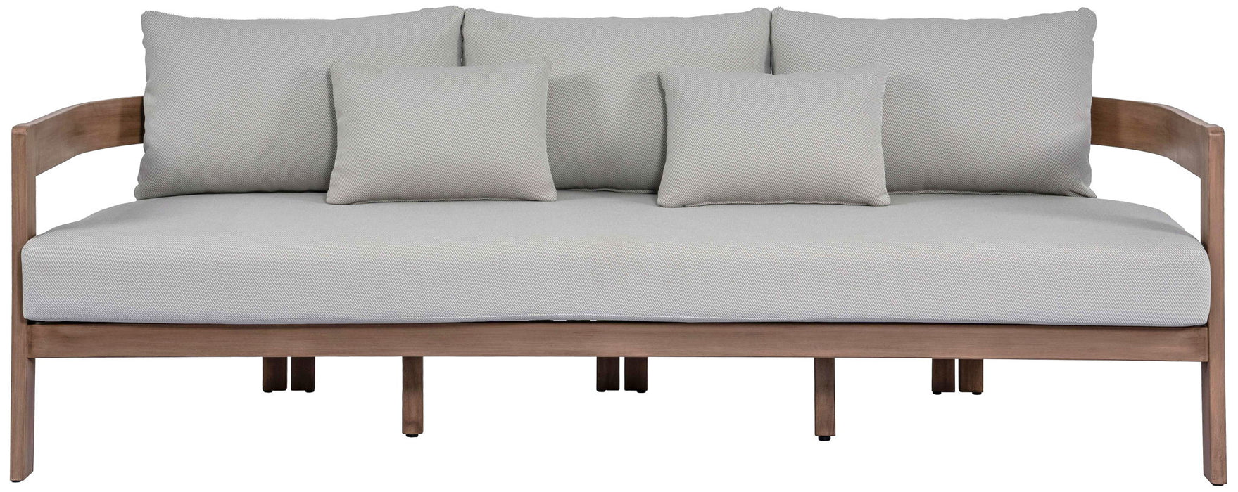 Newport - Water Resistant Fabric 86.75" Upholstered Outdoor Patio Sofa