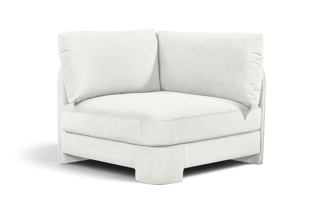 Hammond - Velvet Performance Fabric Upholstered Corner Chair