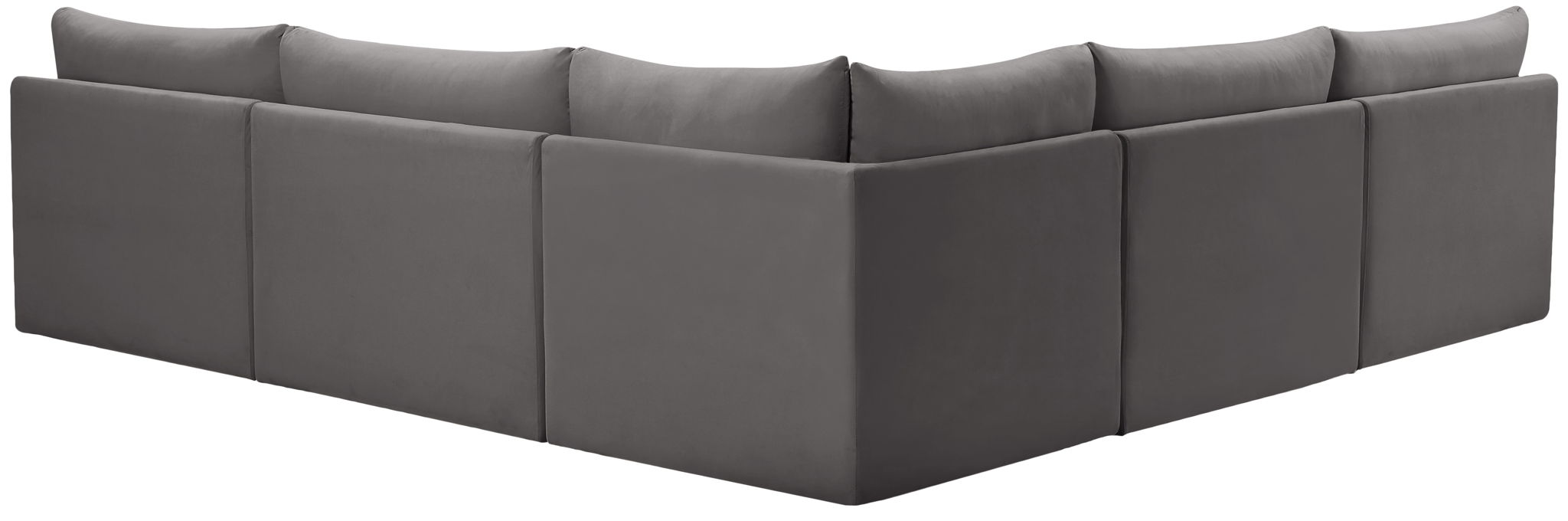 Jacob - Modular Corner Armless Sectional 5 Piece
