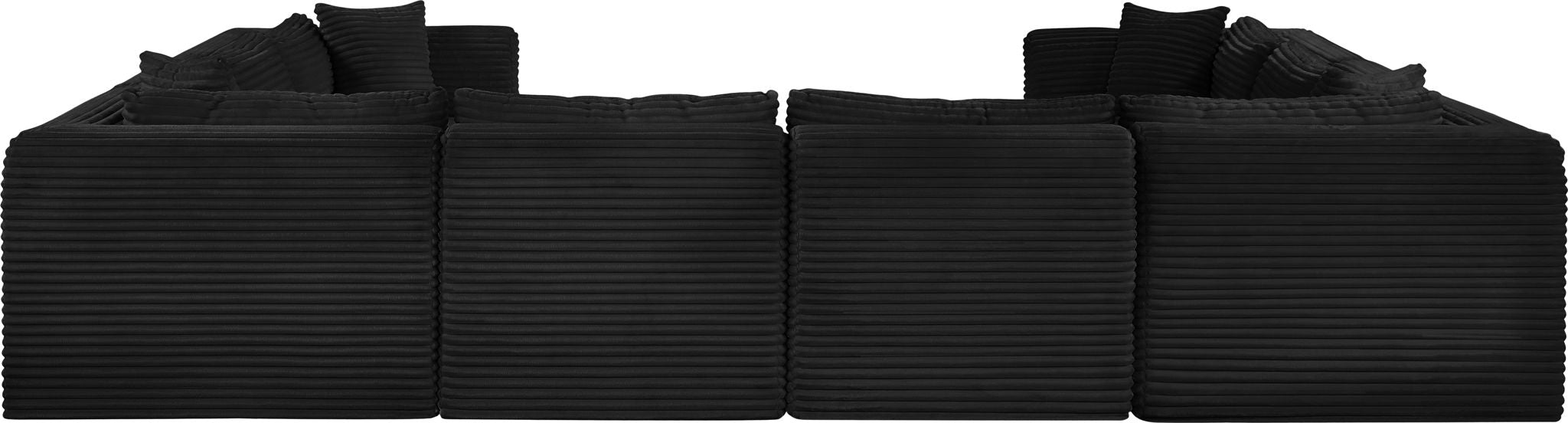 Shaggy - 8 Piece Modular U-Shaped Sectional