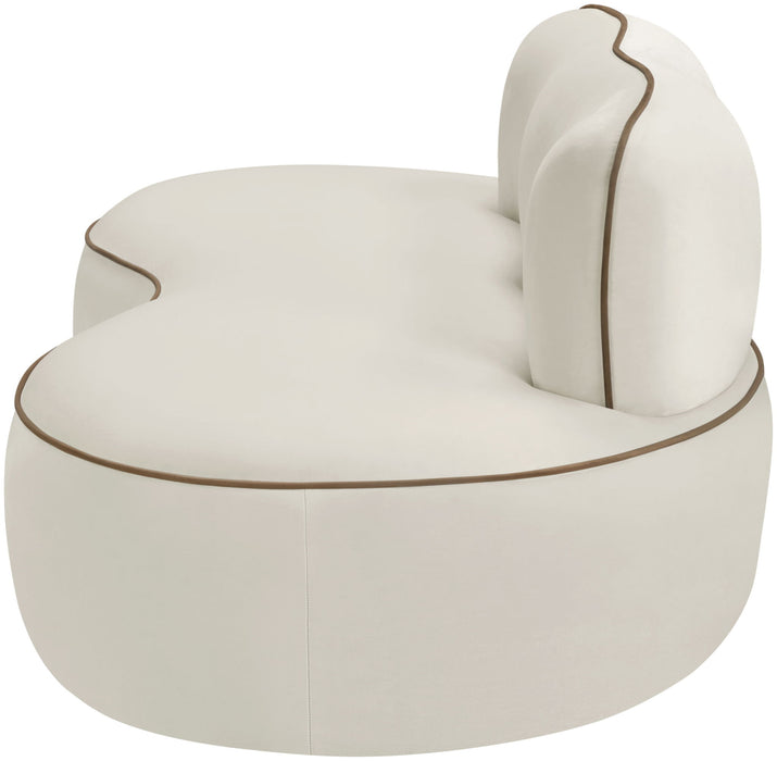 Swerve - Velvet 77" Upholstered Loveseat