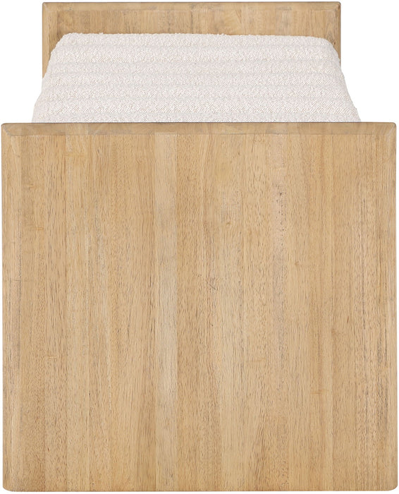 Waverly - Bench With Natural Frame