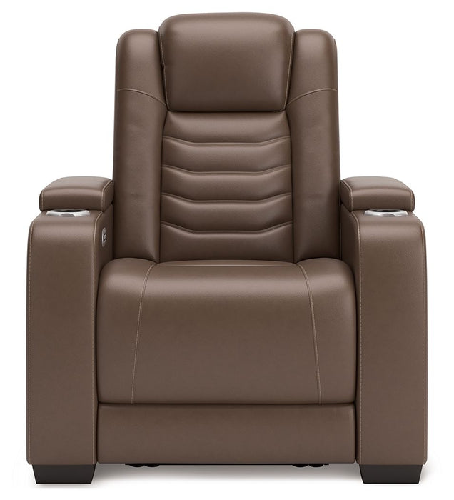 High Impact - Power Recliner / Adj Headrest - Tobacco