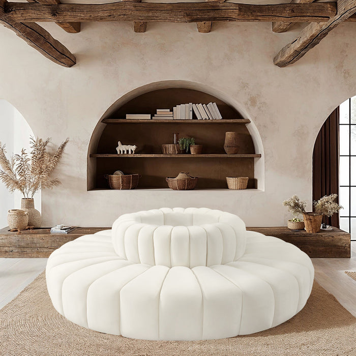 Arc - Velvet 8 Piece Round Modular Sofa