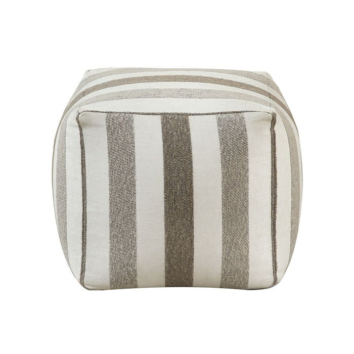 Easley - Cravat Pouf - Multicolor