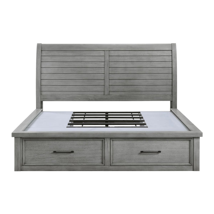 Logandale - Bed With Storage Footboard And Side Rails