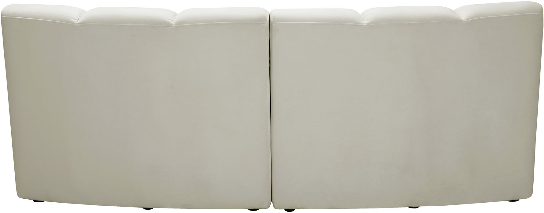 Infinity - 2 Piece Velvet Modular Sectional